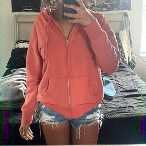 Pink Zip Up Hoodie